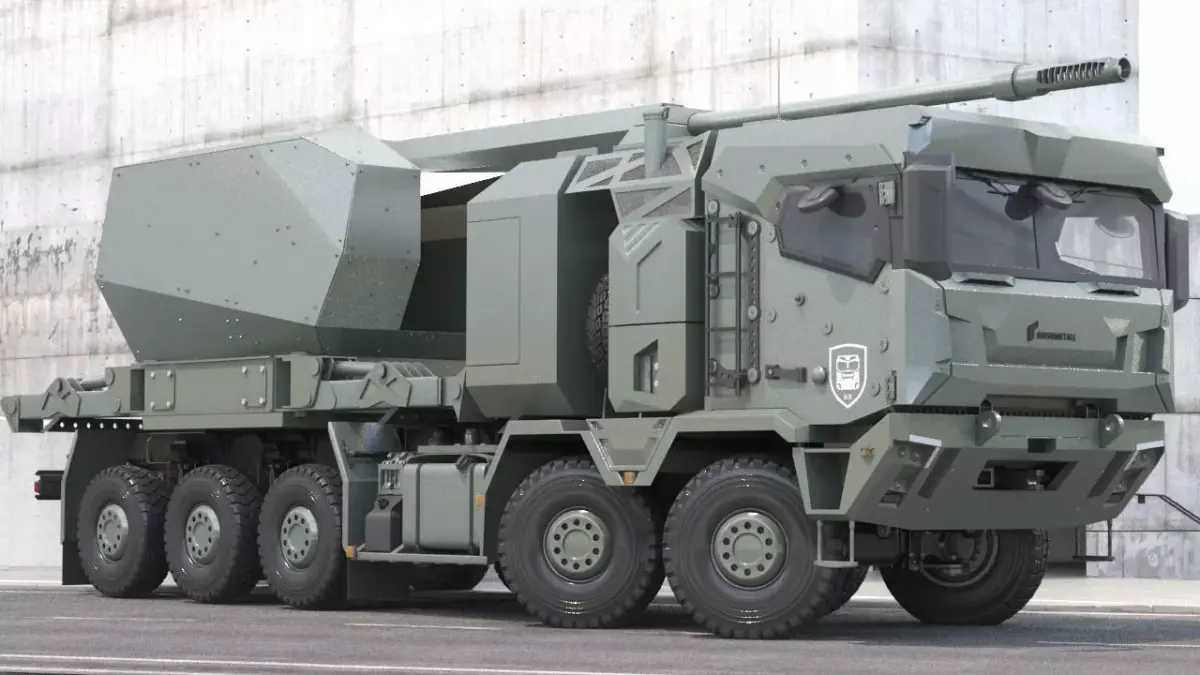 HX3 self propelled howitzer 3D model