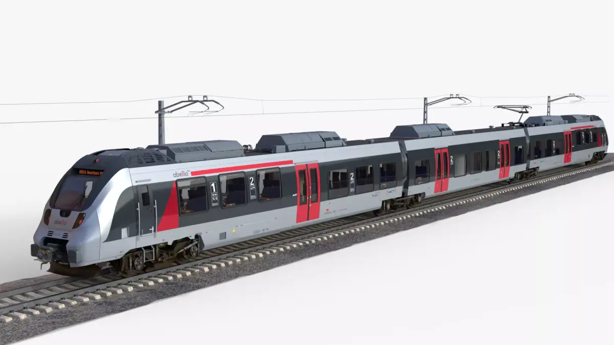 Bombardier TALENT 2 Train Abelio Low-poly 3D model