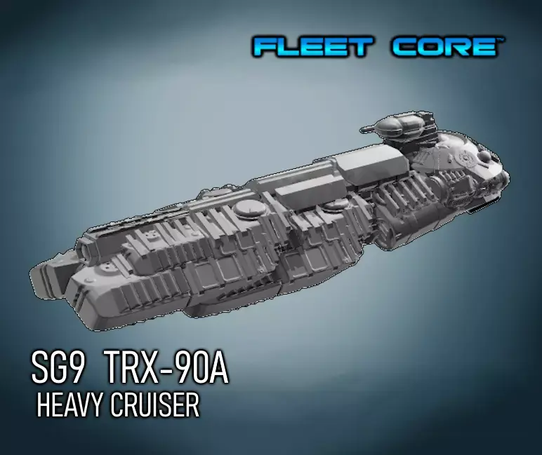 FLEET CORE - SG9 TRX-90A HEAVY CRUISER 3D print model