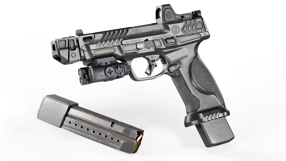 SMITH AND WESSON MP 20 SPEC SERIES RIGGED Low-poly 3D model