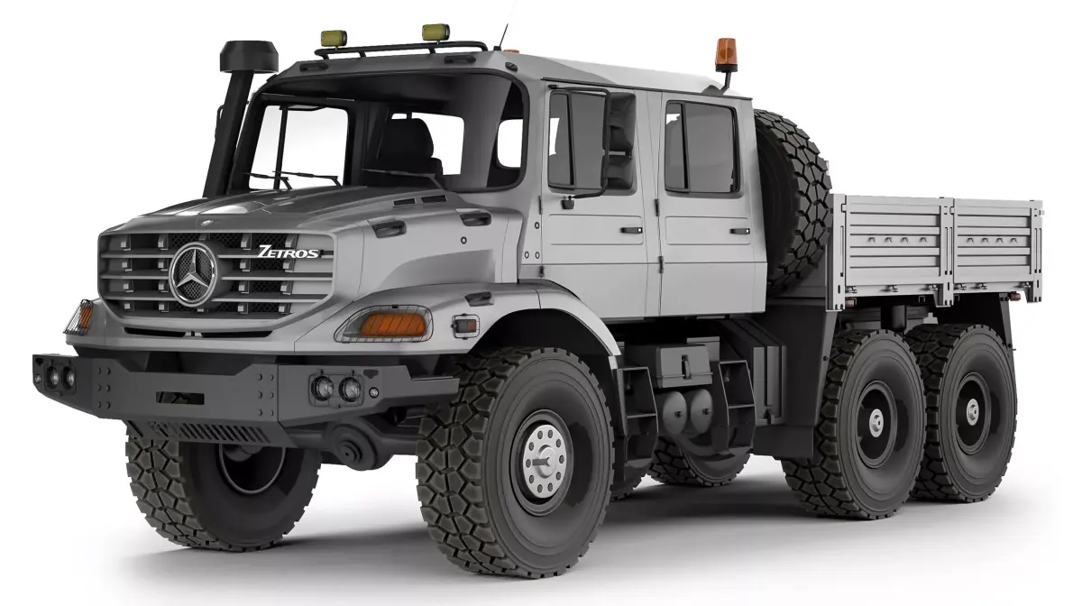 Mercedes-Benz Zetros 3643 Crew Cab 2020 3D model