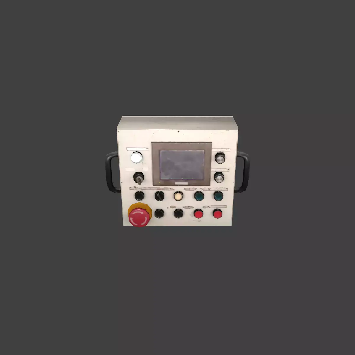 Old panel electric Low-poly 3D model