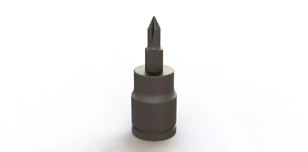 Short Socket Phillips Soquete Curto 3D model