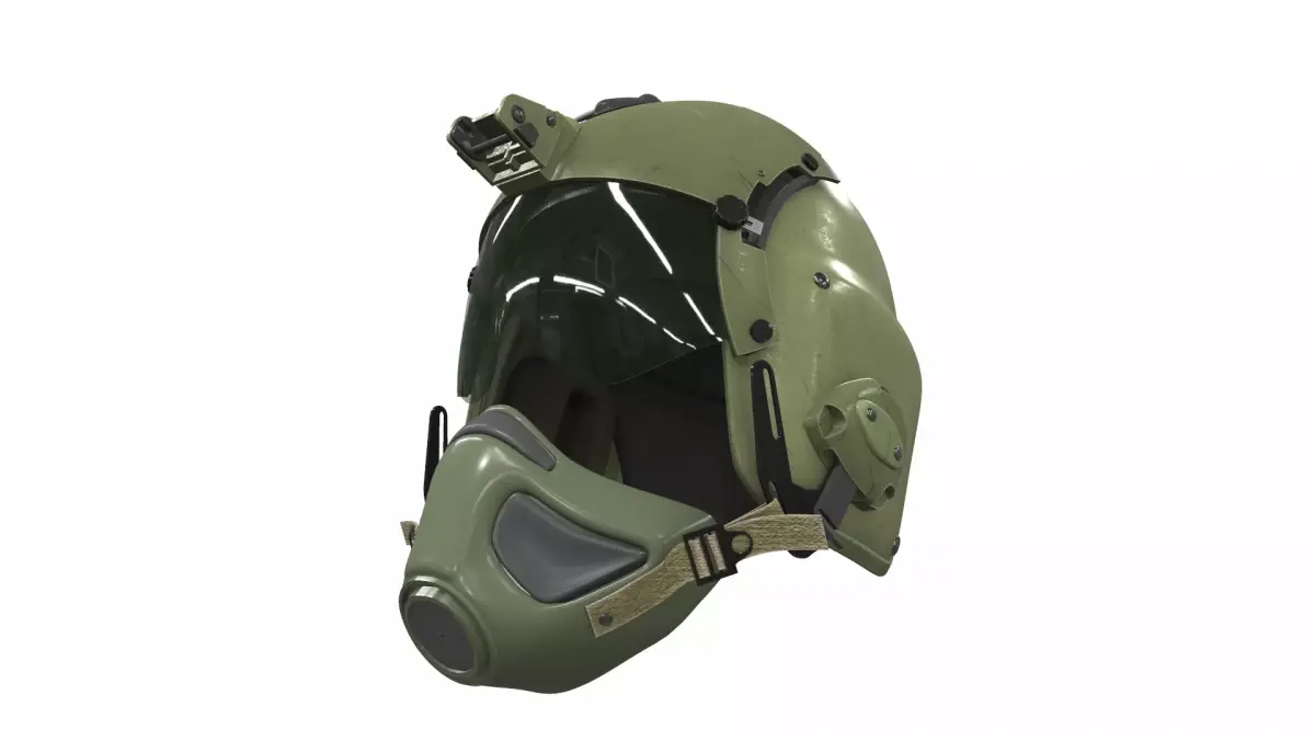 Pilot helmet jb-3 3D model
