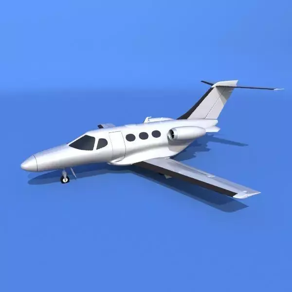 Cessna Citation Mustang private jet 3D model