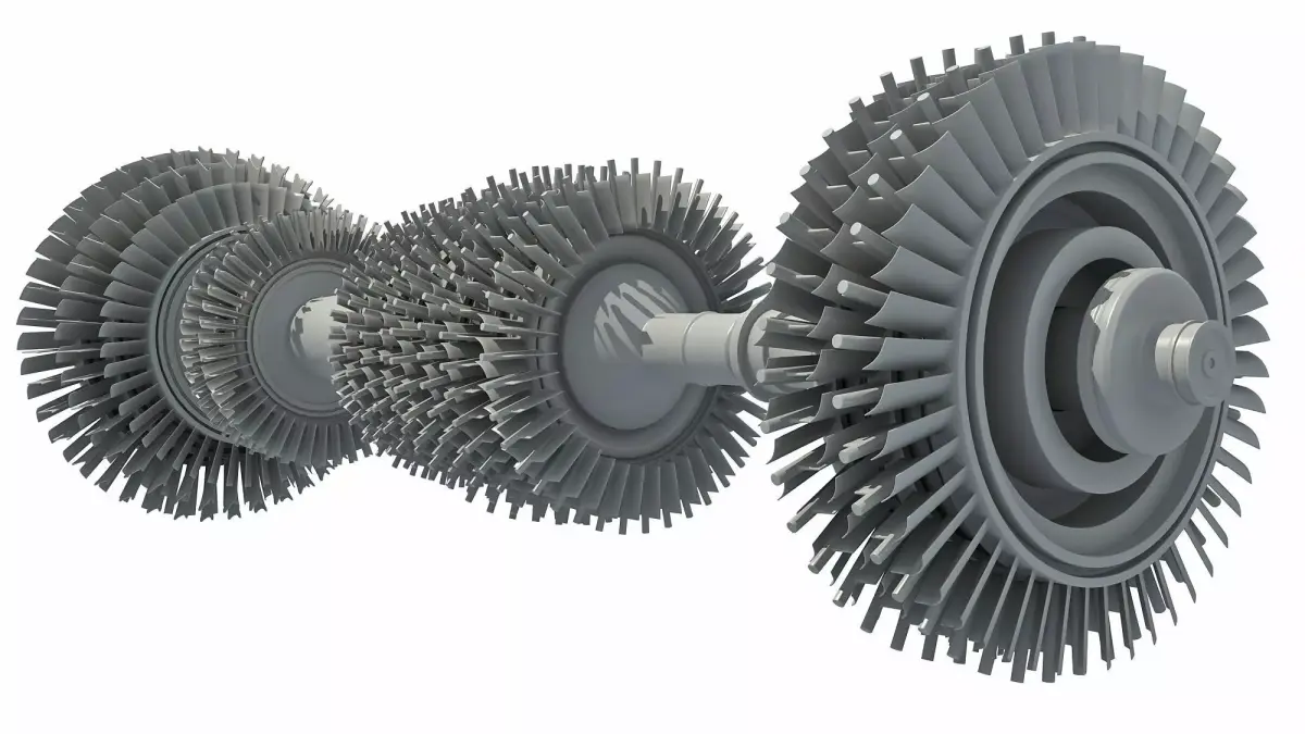 Aircraft Turbine 3D model
