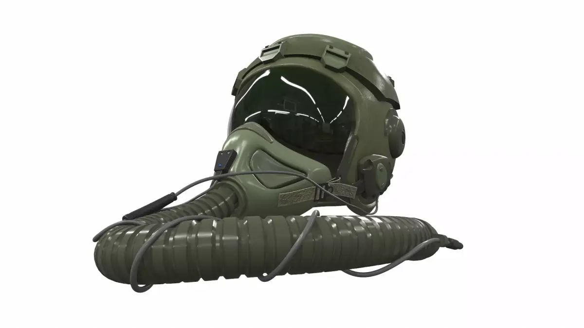 Pilot helmet jc-6 3D model