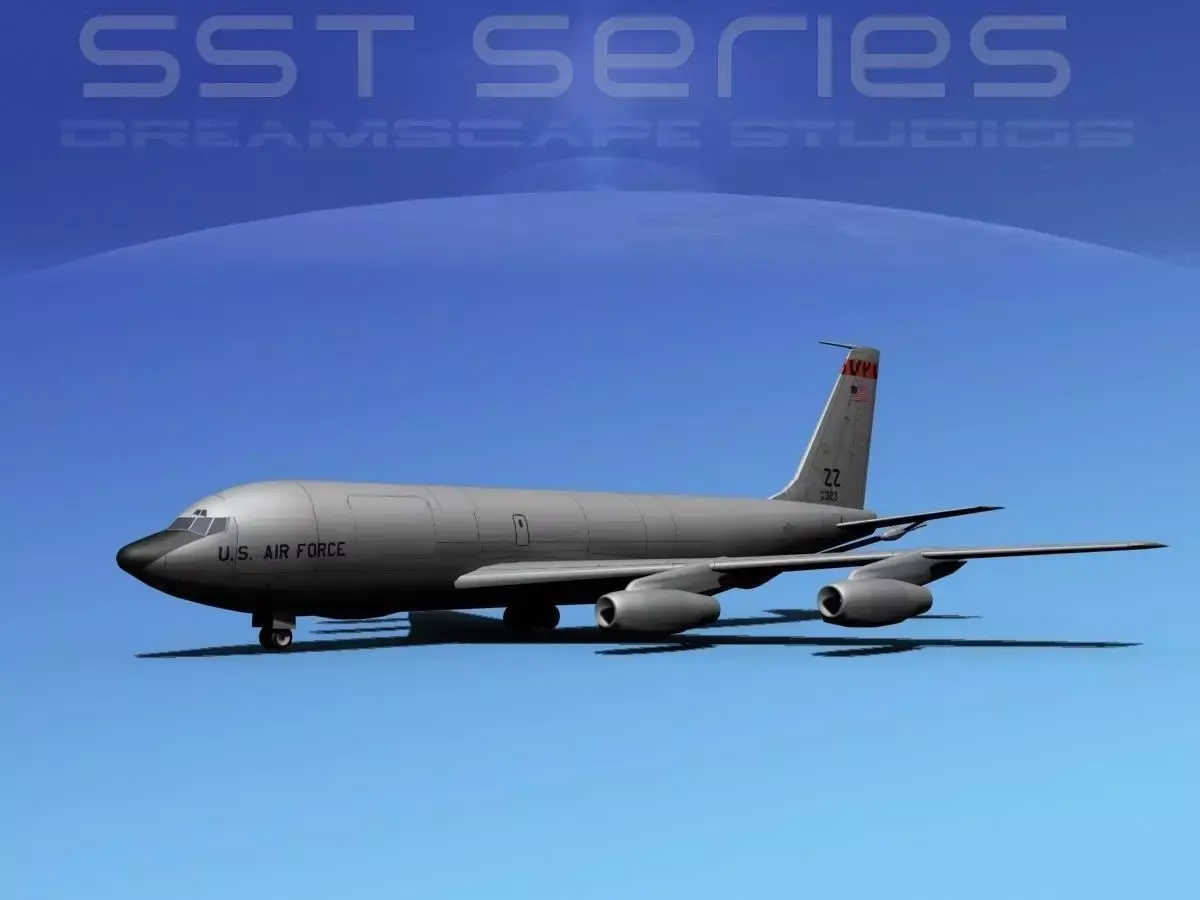 Boeing KC-135E Stratotanker LPSS V02 3D model