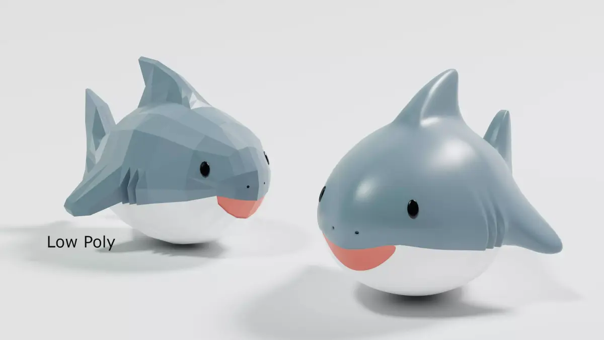 Toy Shark 3D model