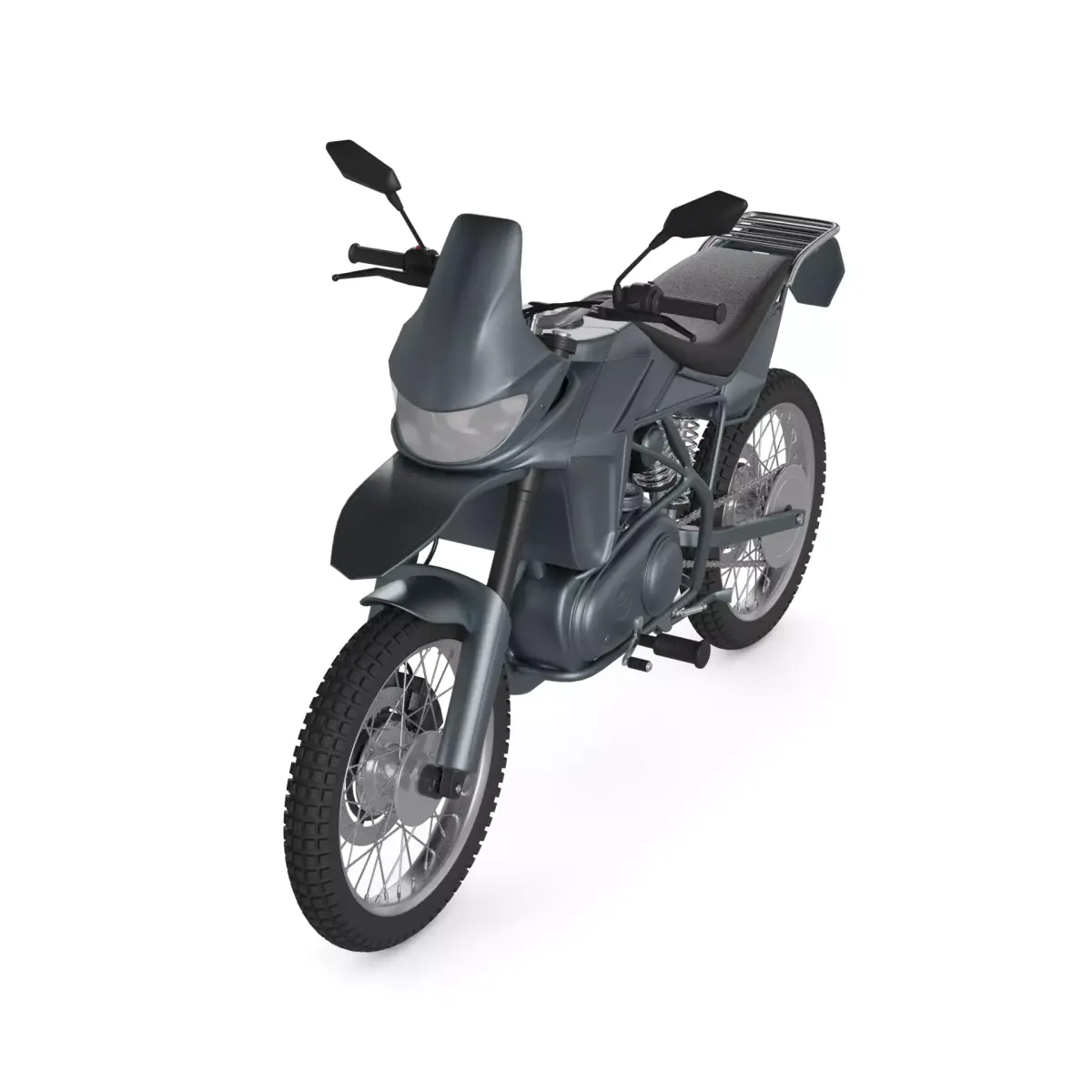 Trail Motorcycle 3D model get