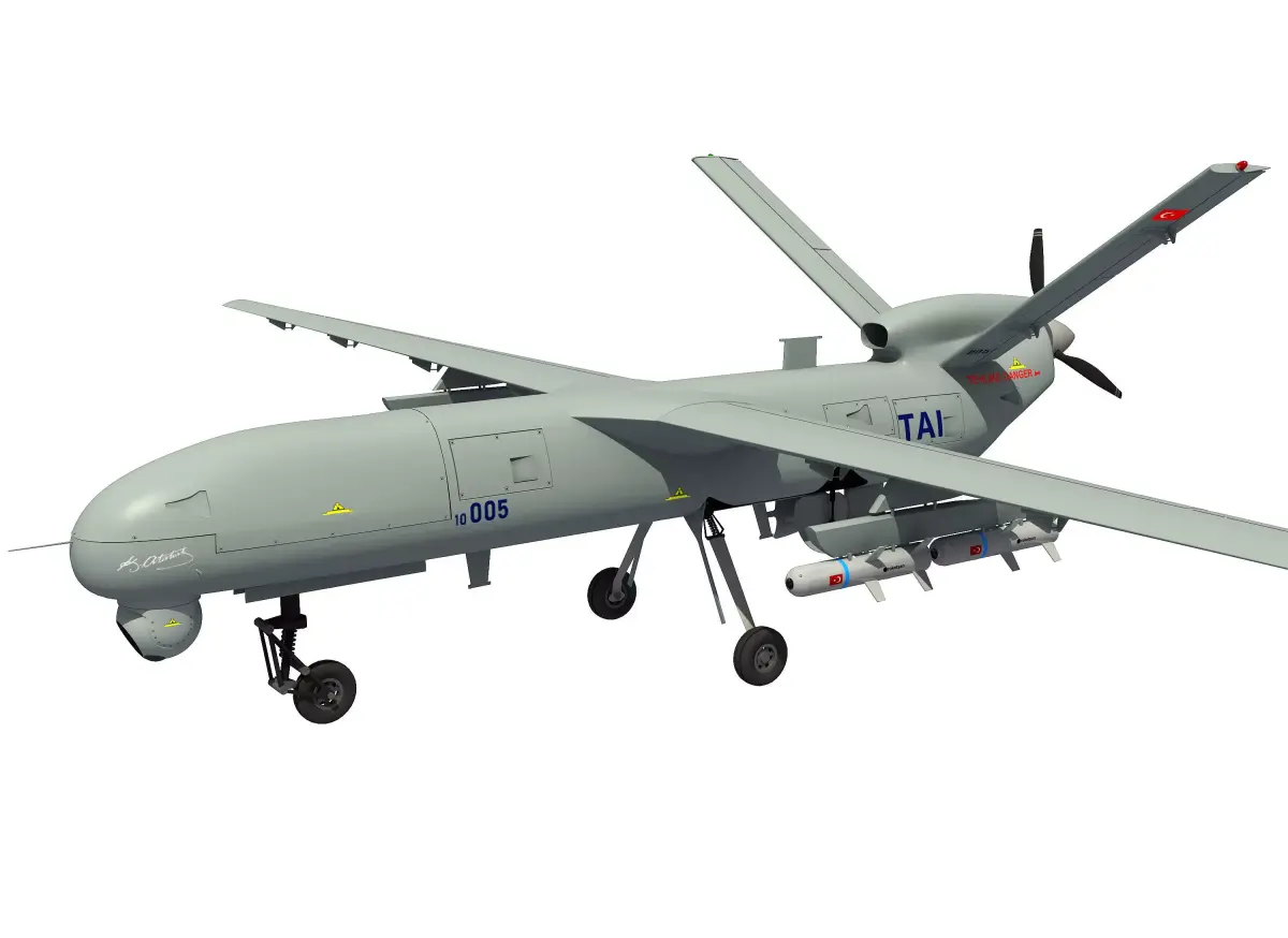 ANKA TURKISH UAV DRONE IHA 3D model