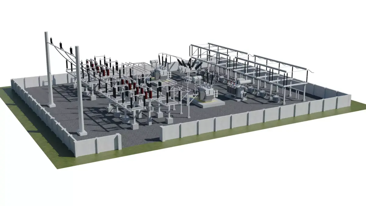 Substation  3D model