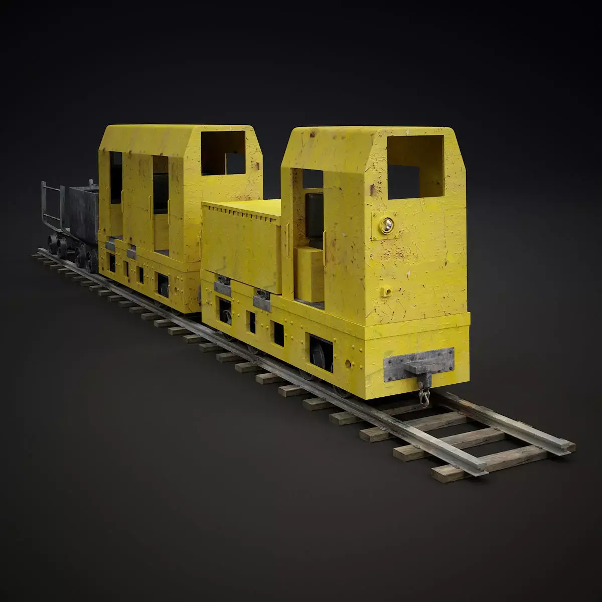 Mine Train 3D model purchase