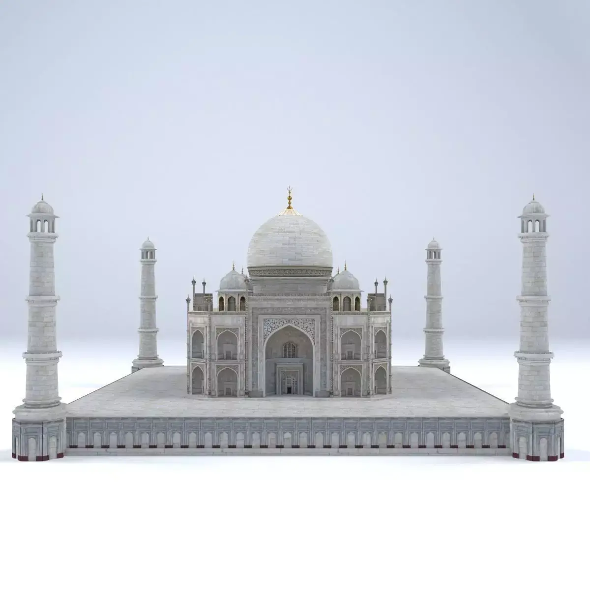 Taj Mahal 3D model get