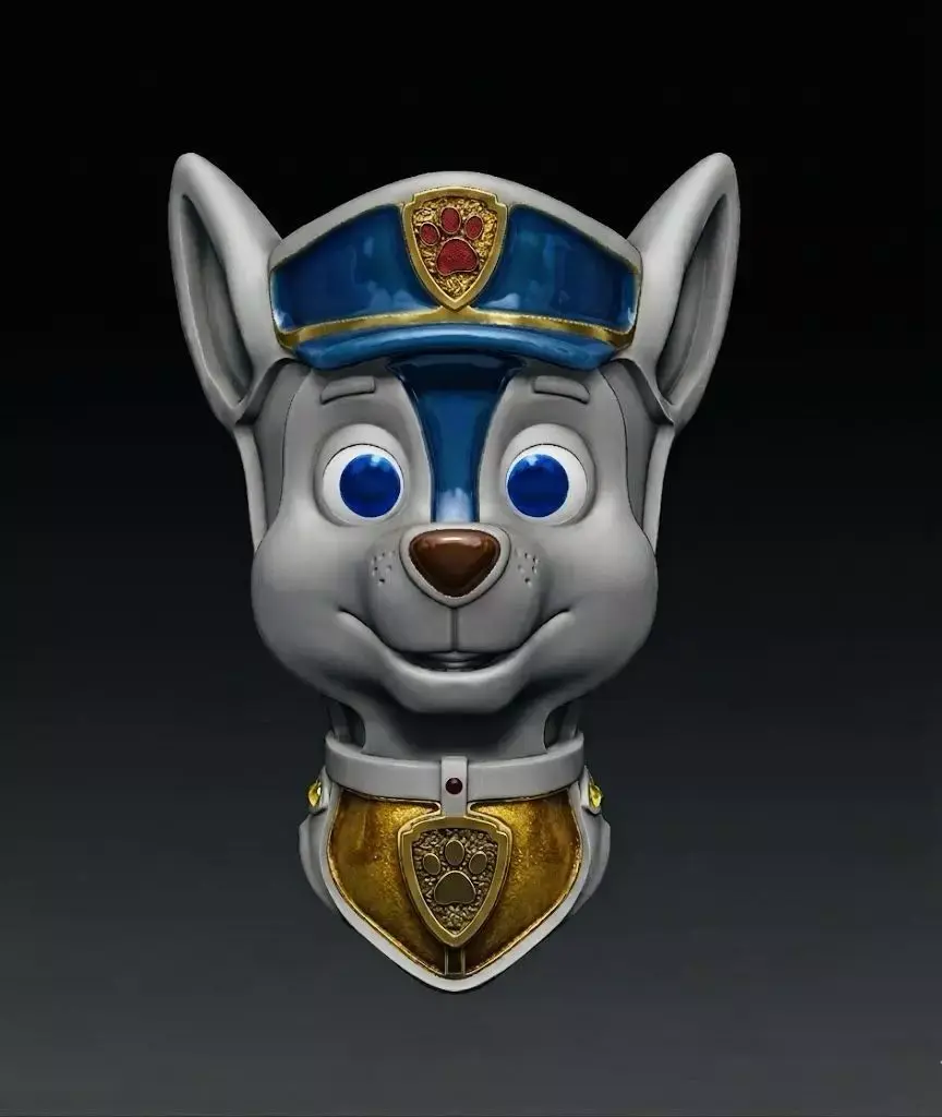 Paw Patrol 3D Bust Model 3D print model