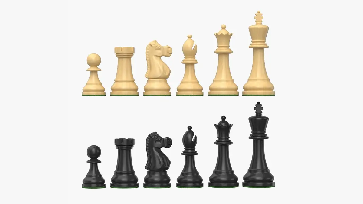 Chess Set v2 3D model