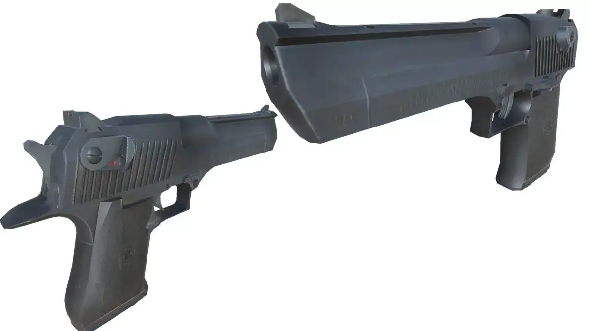 45-Desert Eagle 50AE-gun model 3d game ready model Low-poly 3D model