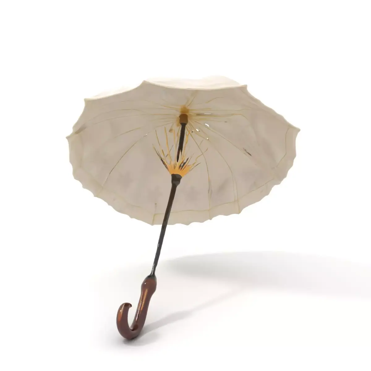 Elegant Lace Parasol Model Pack Low-poly 3D model