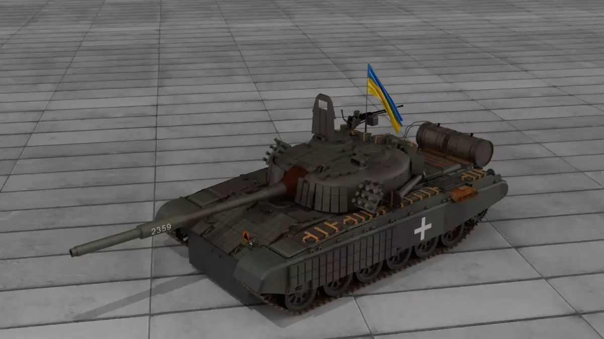 PT 91 Twardy Ukraine Blender 4 3D model
