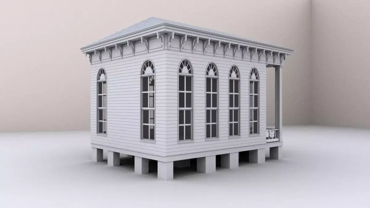 Historic House 03 3D model