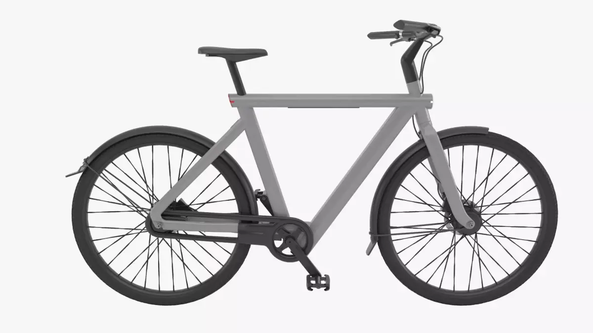 Vanmoof S5 Low-poly 3D model