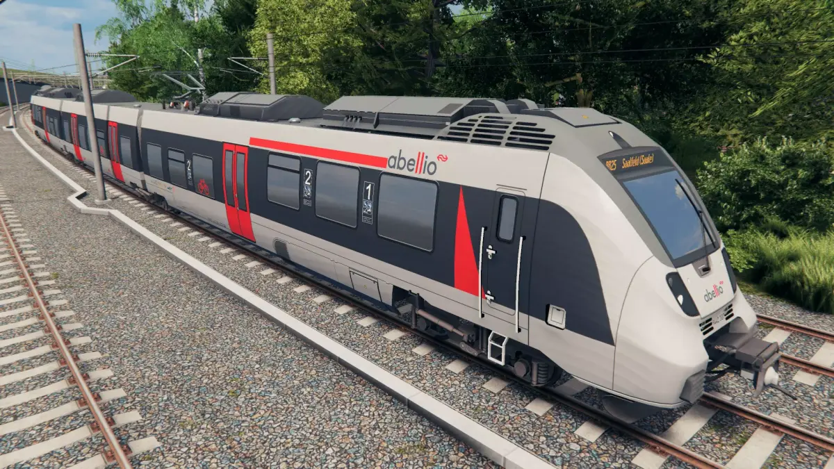 German Train - Talent 2 Abellio Livery Low-poly 3D model