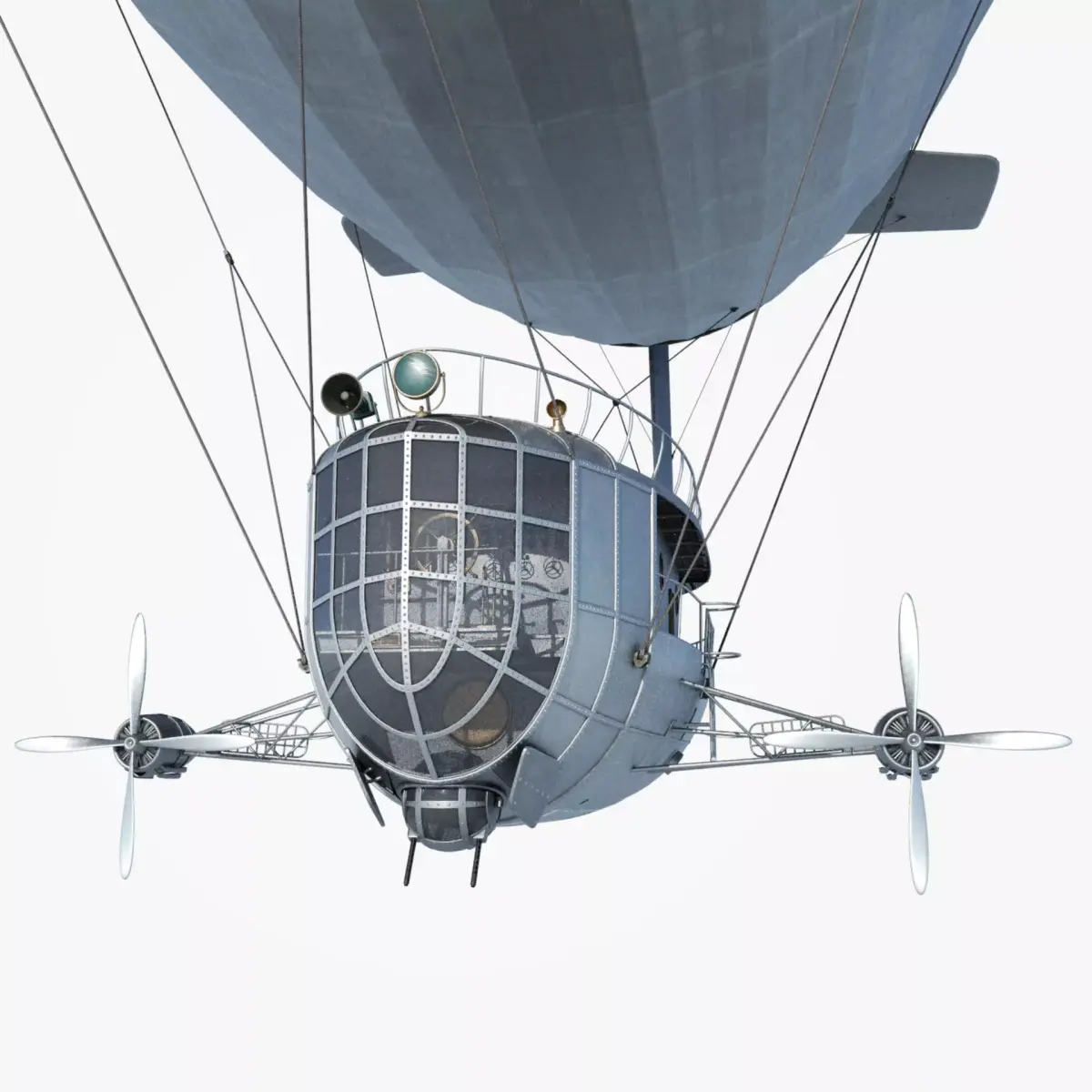 Airship Game Ready  Low-poly 3D model