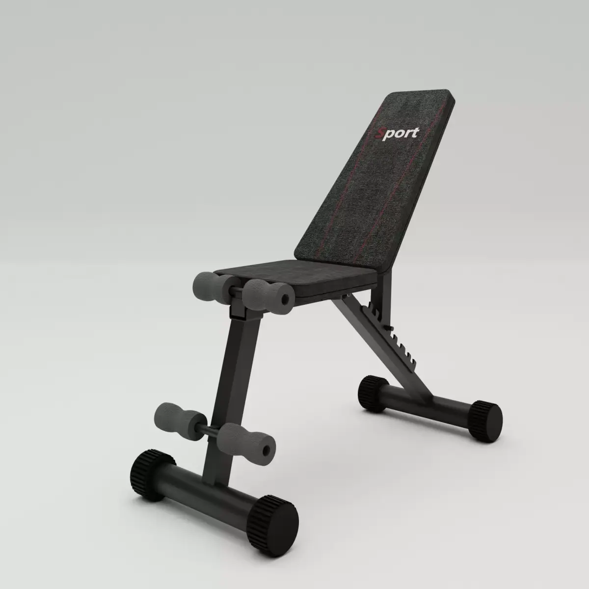 Gym bench 3D model purchase