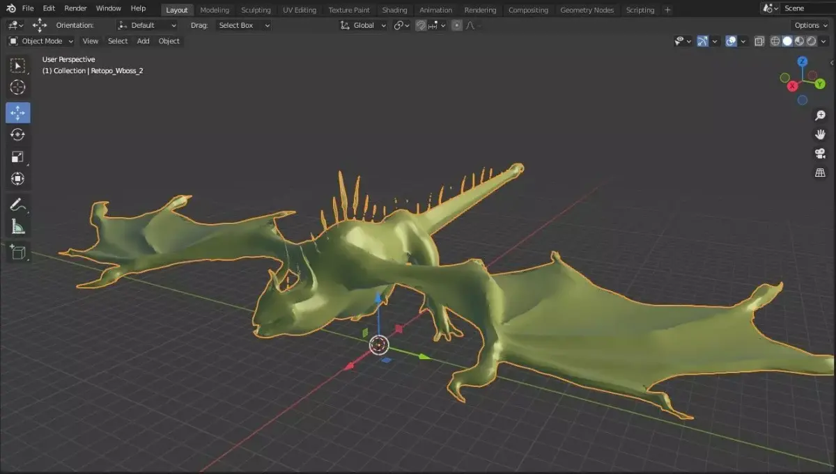 Boss Dorgan For Your Game And Animation Low-poly 3D model