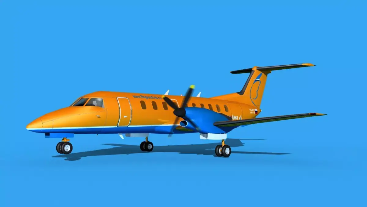 Embraer EMB120 RegionAvia RU 3D model