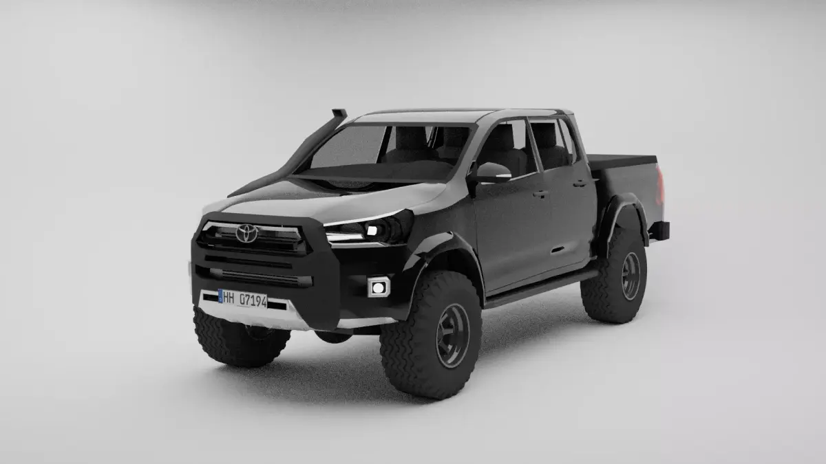 Toyota Hilux AT35 3D model