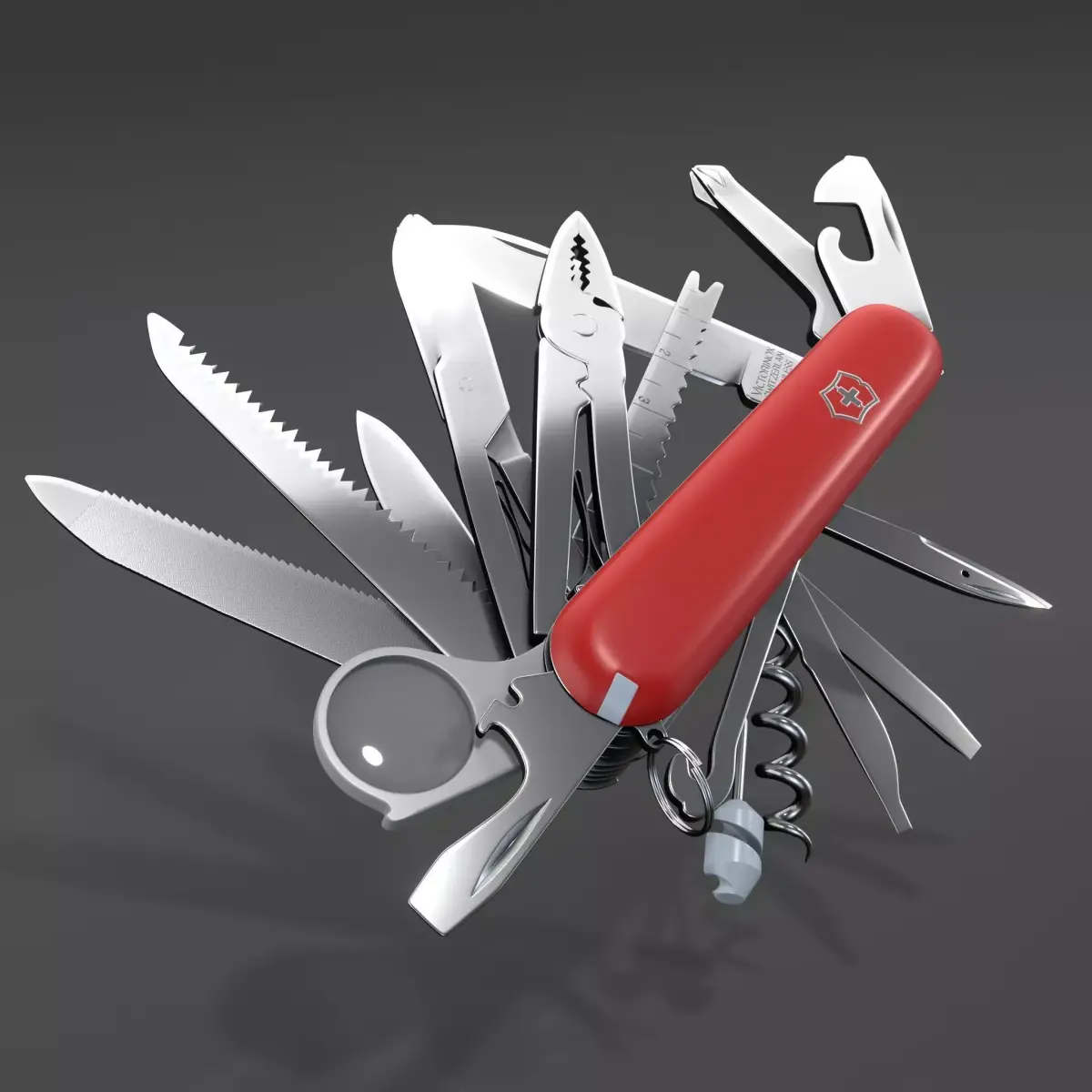 Victorinox SwissChamp Red 1 6795 3D Model 3D model