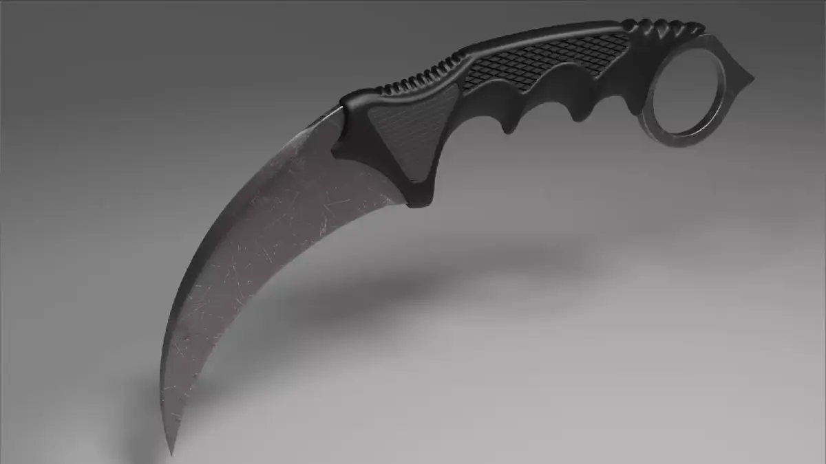 karambit pencil 3D model