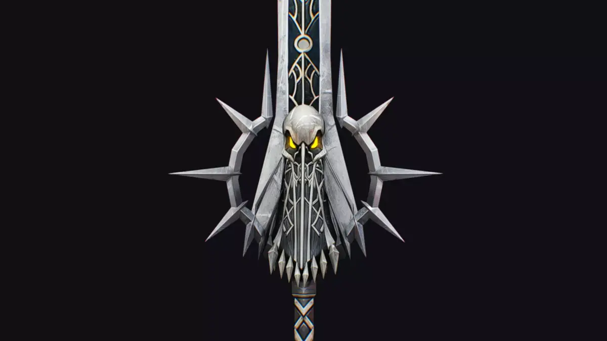 Sword Magical Cutting Fantasy Melee Dagger Iron Blade Saber Low-poly 3D model order