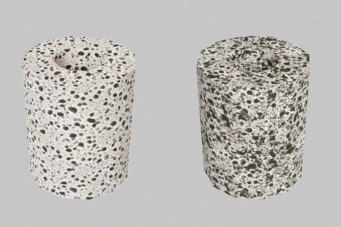 Biotube speckled candle holder 3D model