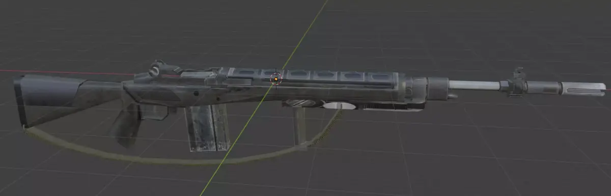 weapon m14 Low-poly 3D model