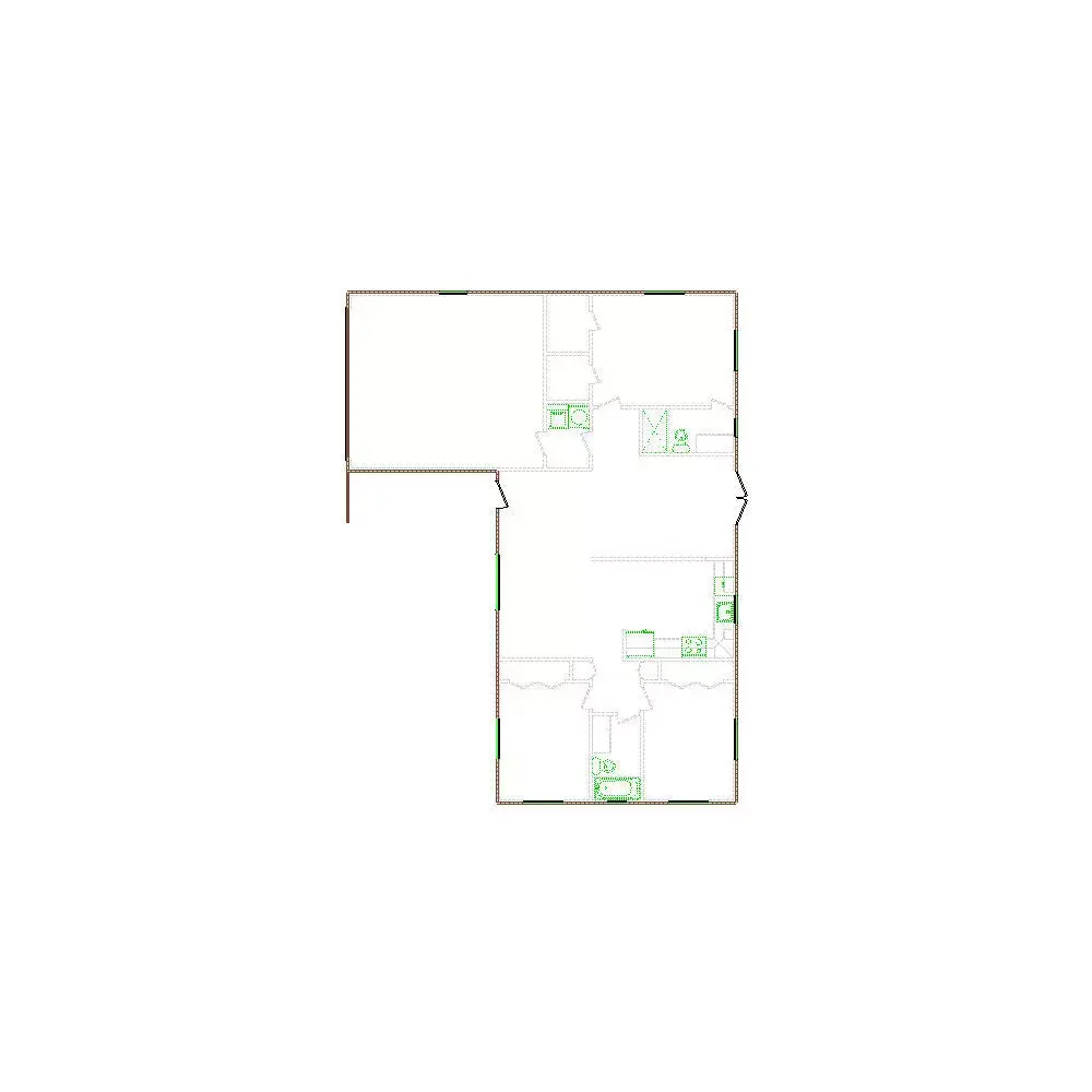 Detailed Exterior Sketch by Interior - 1501-2000 SF - Xactimate 3D model