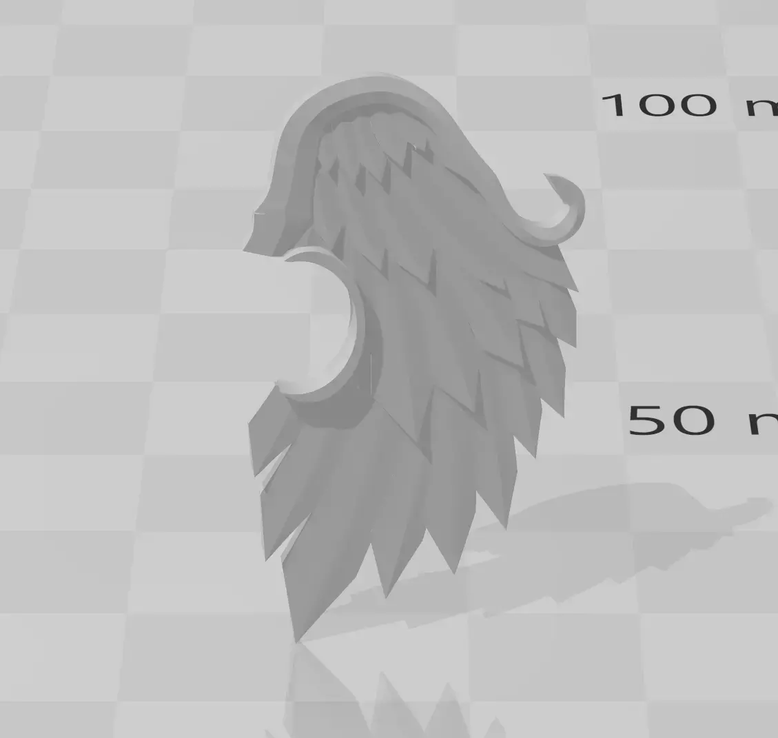 Wingshield boarding shild 3D model