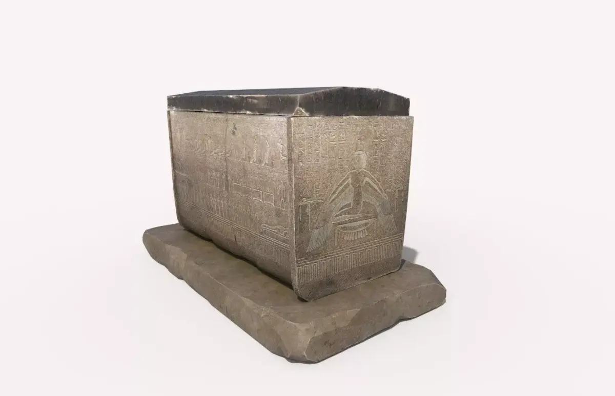 Egyptic Sarcophagus 3D model purchase