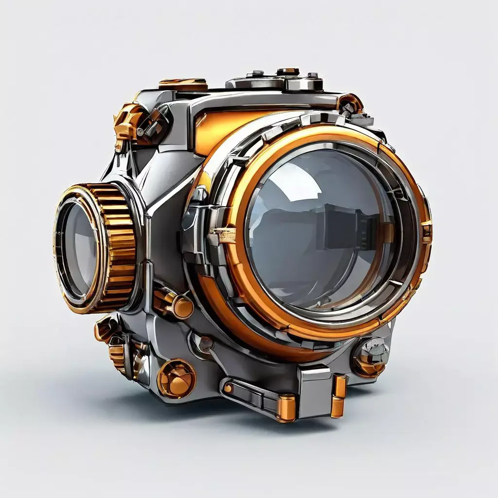 SciFi Camera Prop HighPoly Model Low-poly 3D model