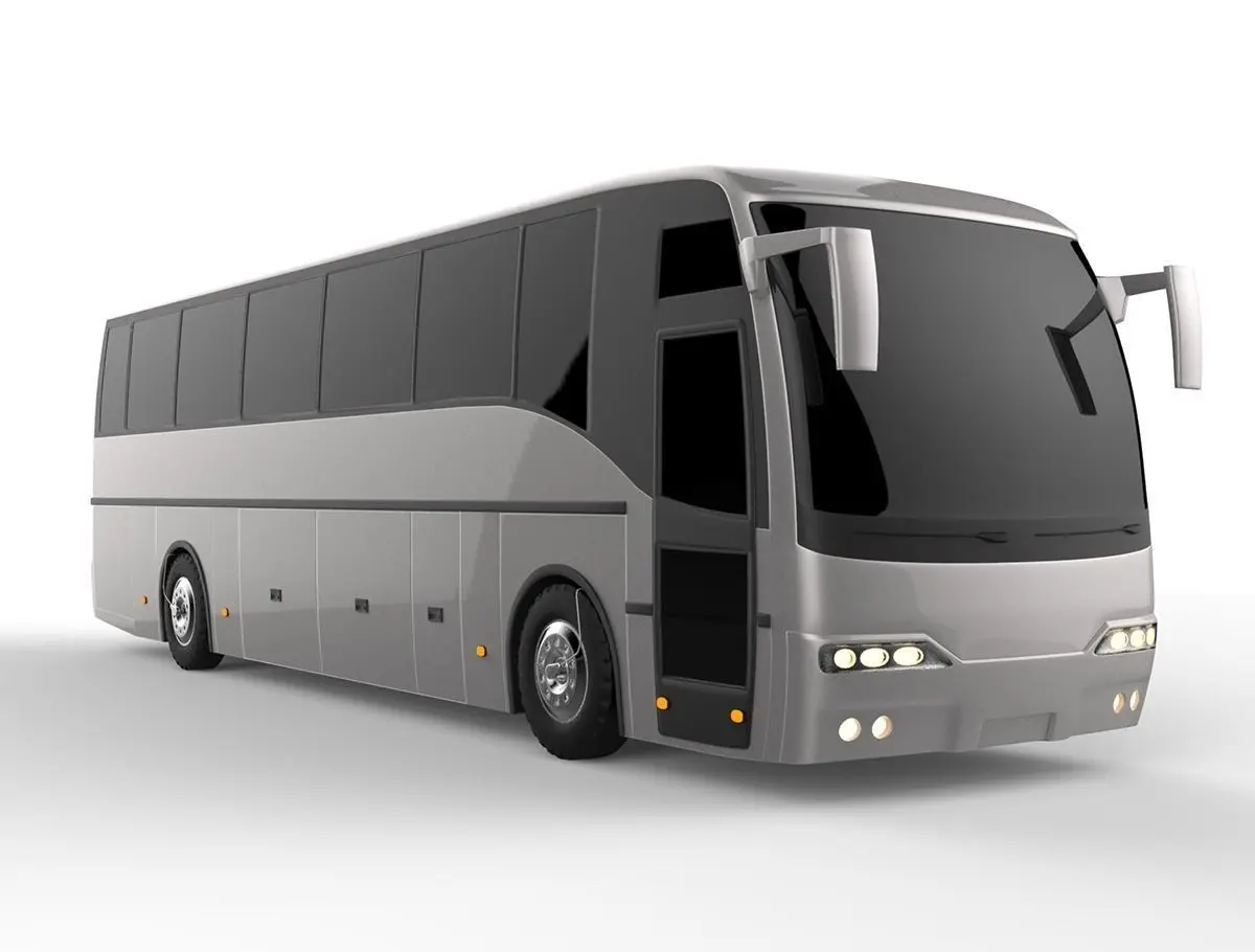 Deluxe Coach Bus 3D model