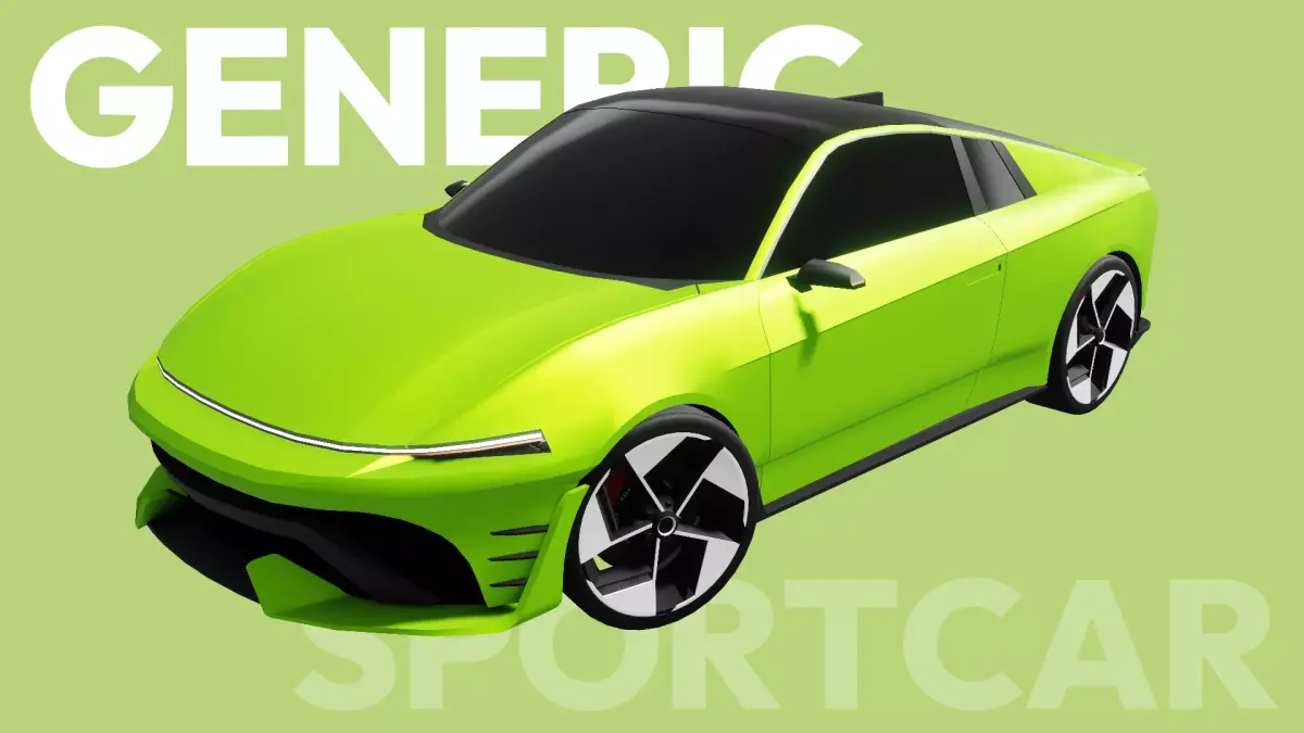 Sport car Low-poly 3D model purchase