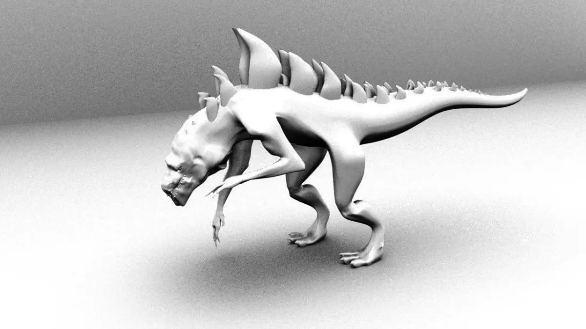 Lizard concept design 3D model