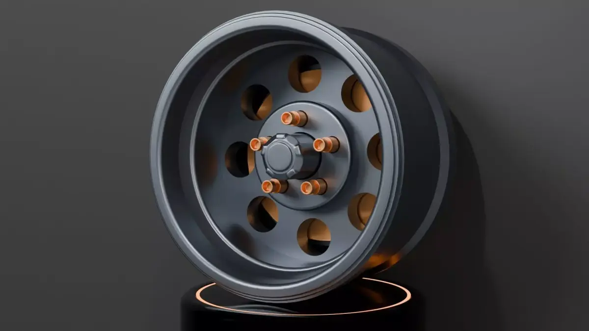 Car Rim Wheel 3D model by jishnukamalbora70