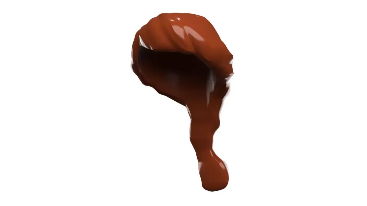 Custom3Dprint Minifigure Accessory - Minifigure Hair S2 - 008 3D print model