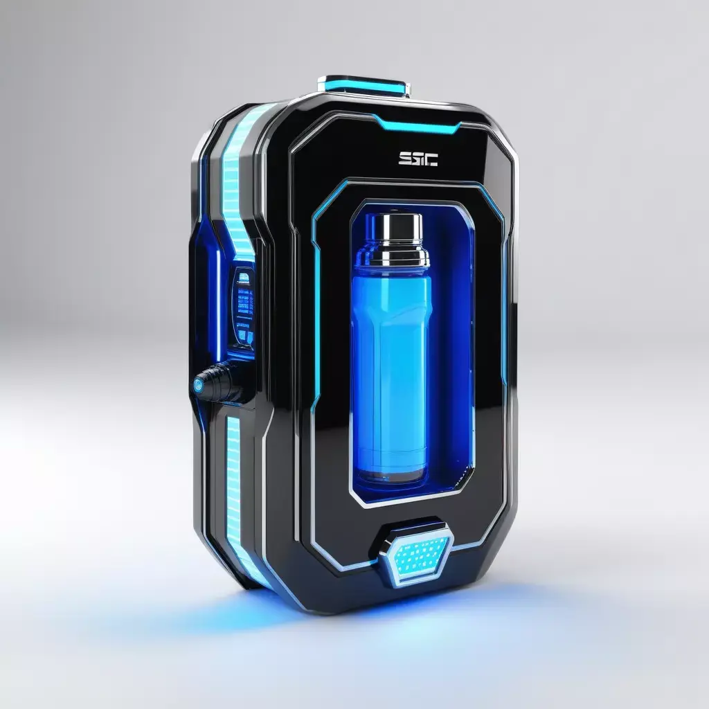 Futuristic SciFi Energy Container Module 3D model