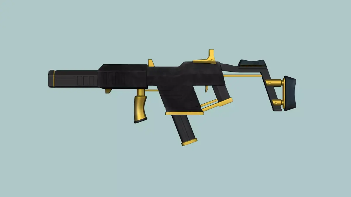 Sci-Fi Kriss Vector - Submachine Gun - Weaponry Low-poly 3D model
