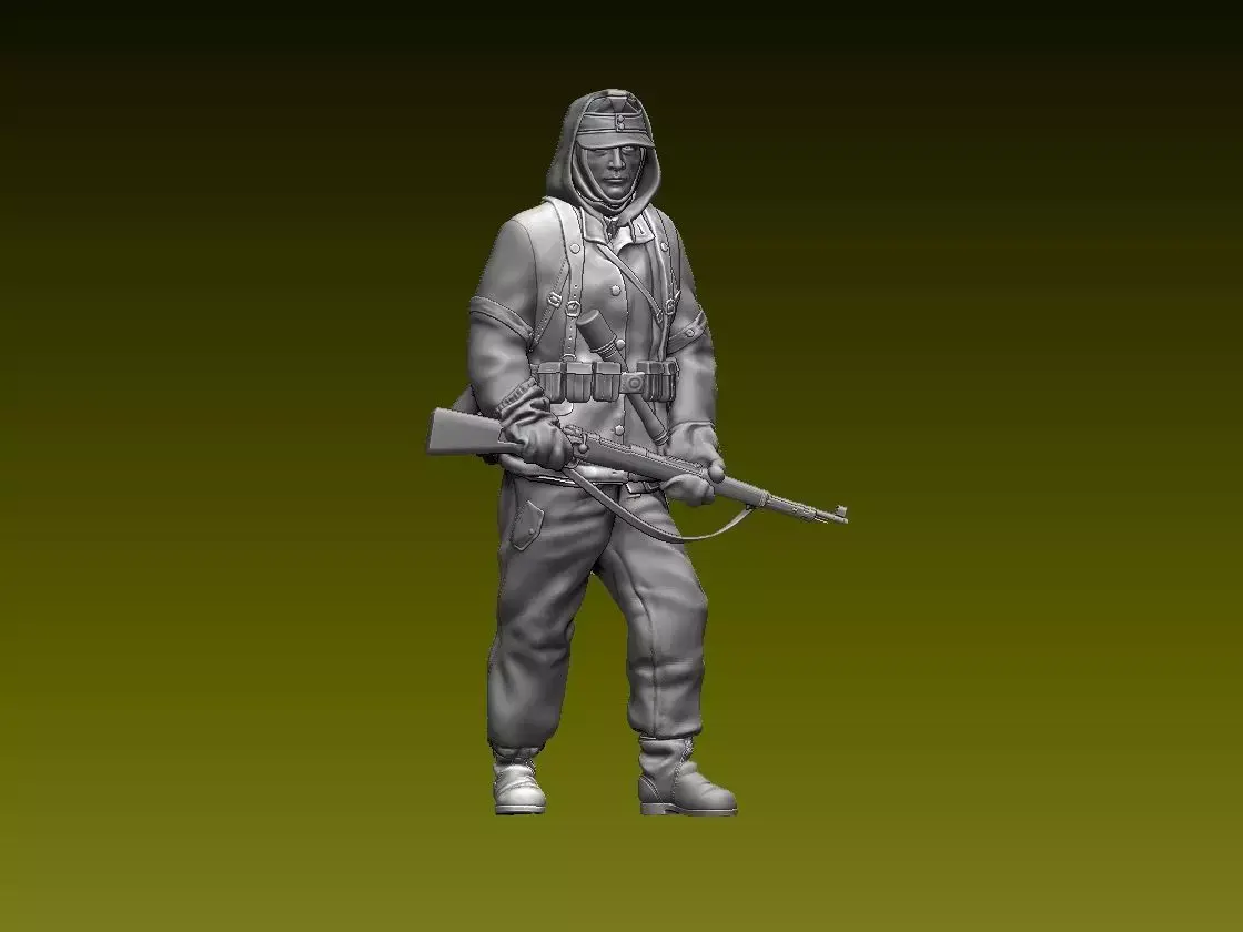 German soldier 3D print model 4