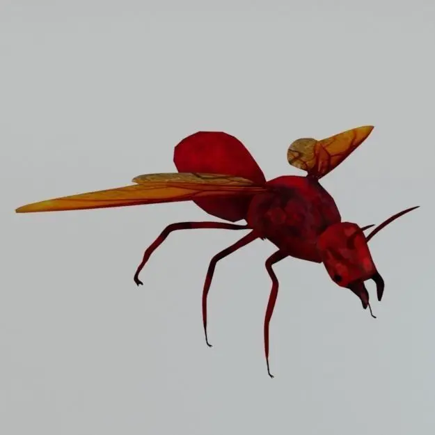 Horned Ant Low-poly 3D model
