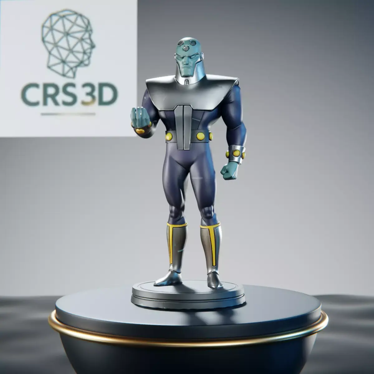 Brainiac The Collector of Worlds Statue 3D print model